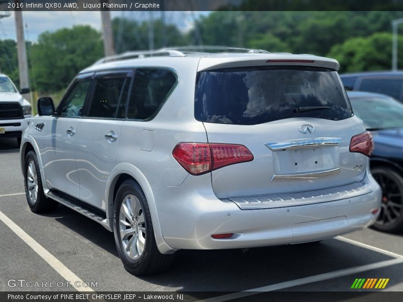 Liquid Platinum / Graphite 2016 Infiniti QX80 AWD