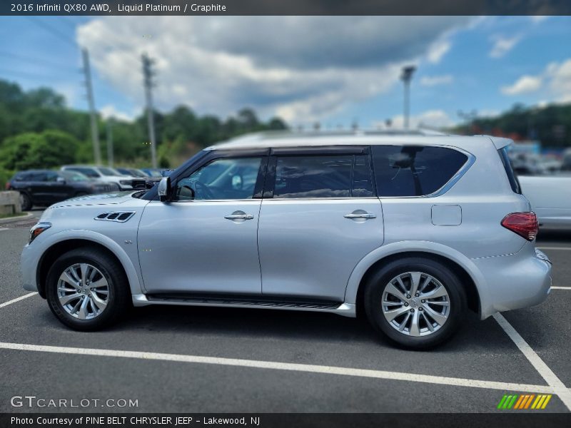 Liquid Platinum / Graphite 2016 Infiniti QX80 AWD