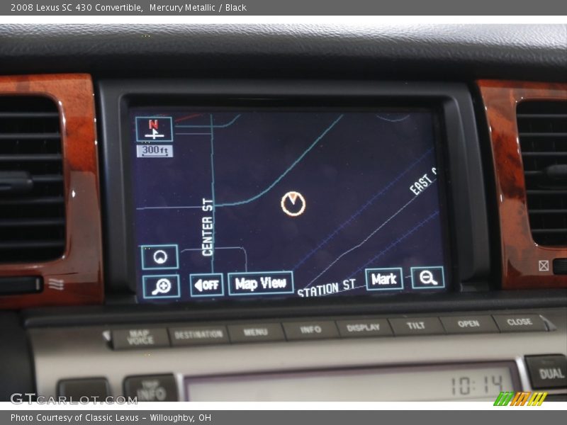 Mercury Metallic / Black 2008 Lexus SC 430 Convertible