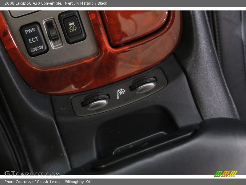 Mercury Metallic / Black 2008 Lexus SC 430 Convertible