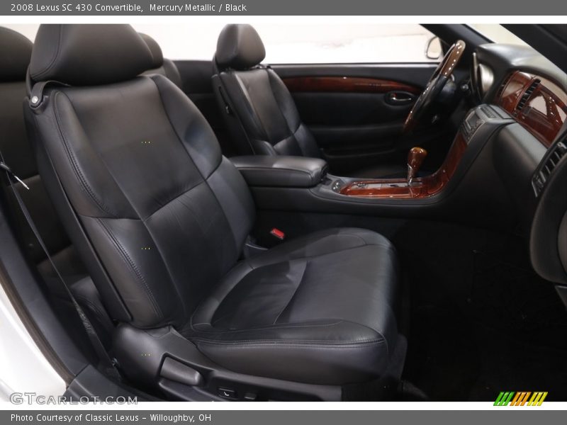 Mercury Metallic / Black 2008 Lexus SC 430 Convertible
