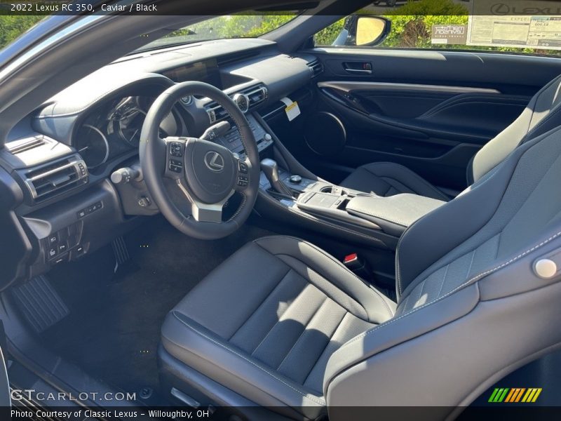 Caviar / Black 2022 Lexus RC 350