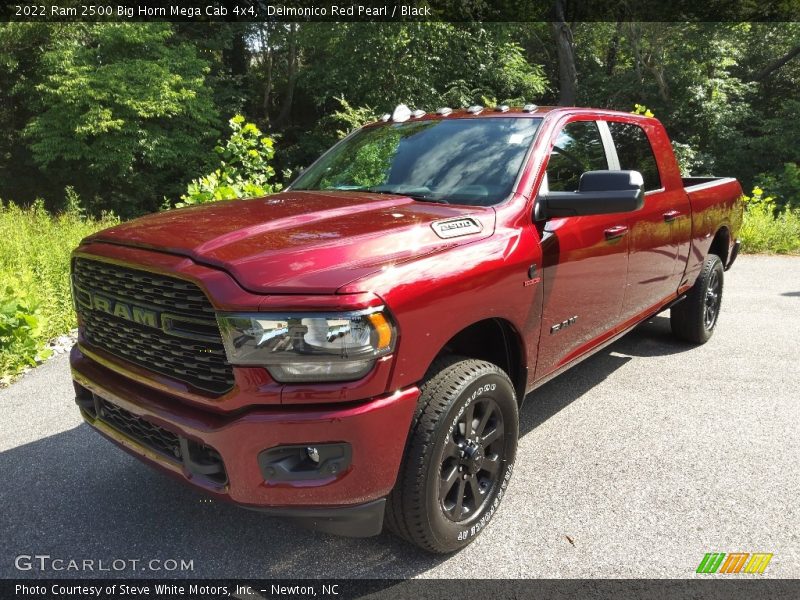 Delmonico Red Pearl / Black 2022 Ram 2500 Big Horn Mega Cab 4x4