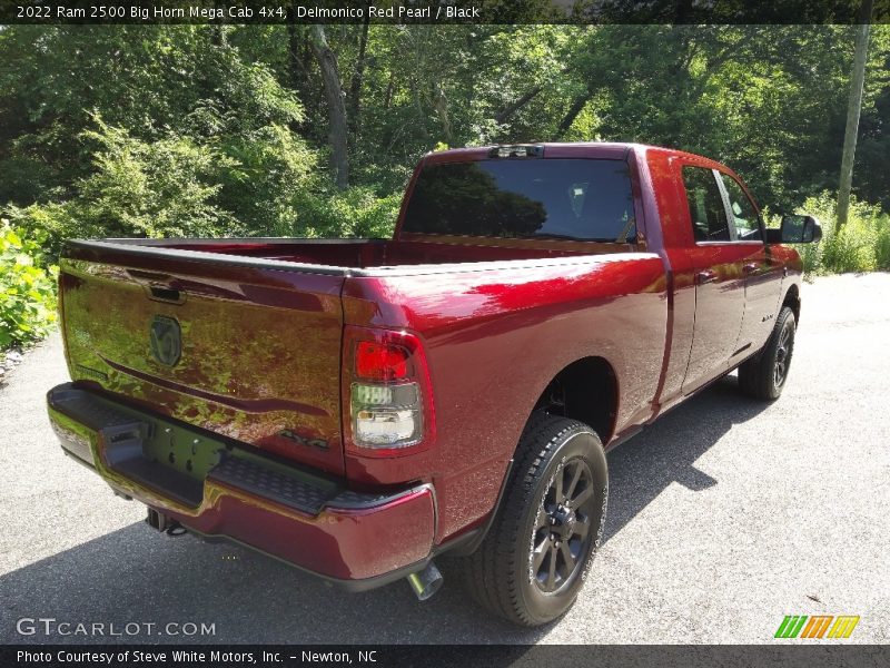 Delmonico Red Pearl / Black 2022 Ram 2500 Big Horn Mega Cab 4x4