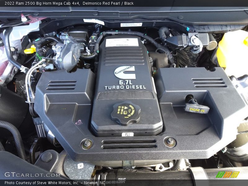  2022 2500 Big Horn Mega Cab 4x4 Engine - 6.7 Liter OHV 24-Valve Cummins Turbo-Diesel inline 6 Cylinder