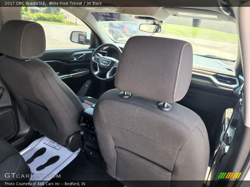 White Frost Tricoat / Jet Black 2017 GMC Acadia SLE