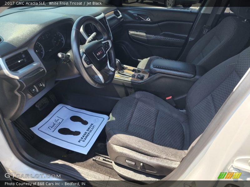 White Frost Tricoat / Jet Black 2017 GMC Acadia SLE
