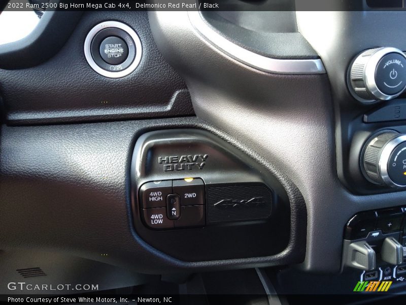 Controls of 2022 2500 Big Horn Mega Cab 4x4