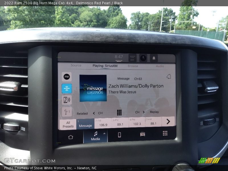 Audio System of 2022 2500 Big Horn Mega Cab 4x4