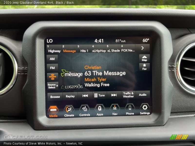 Black / Black 2020 Jeep Gladiator Overland 4x4