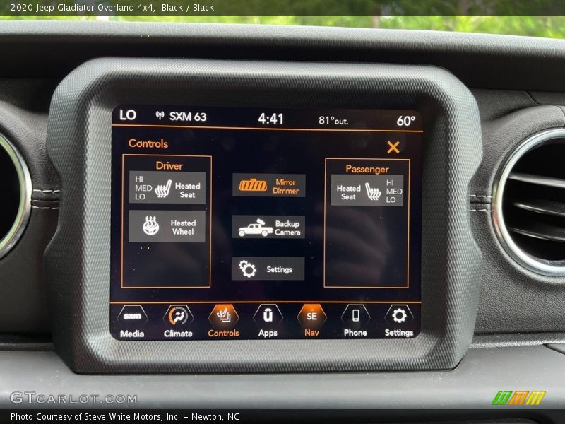 Black / Black 2020 Jeep Gladiator Overland 4x4