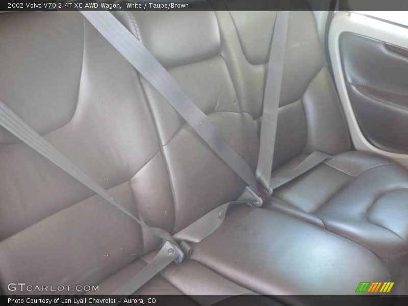 White / Taupe/Brown 2002 Volvo V70 2.4T XC AWD Wagon