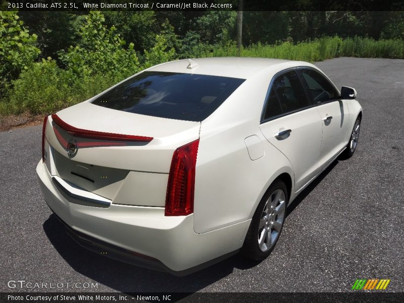 White Diamond Tricoat / Caramel/Jet Black Accents 2013 Cadillac ATS 2.5L