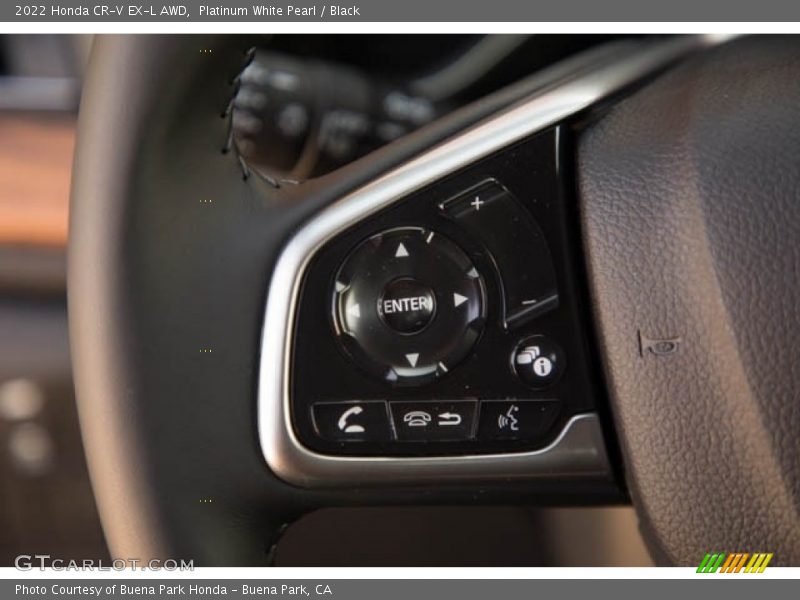 Platinum White Pearl / Black 2022 Honda CR-V EX-L AWD