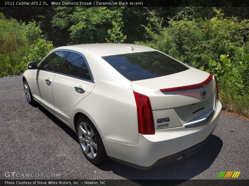 White Diamond Tricoat / Caramel/Jet Black Accents 2013 Cadillac ATS 2.5L