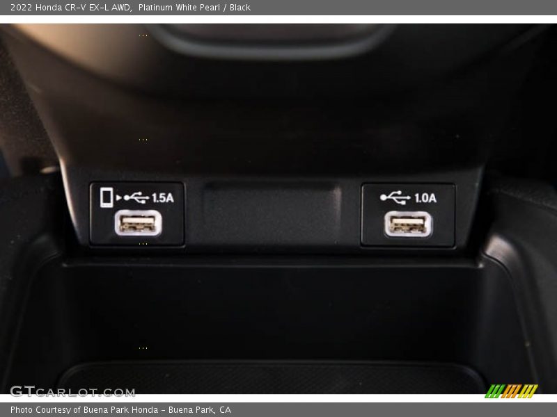 Platinum White Pearl / Black 2022 Honda CR-V EX-L AWD
