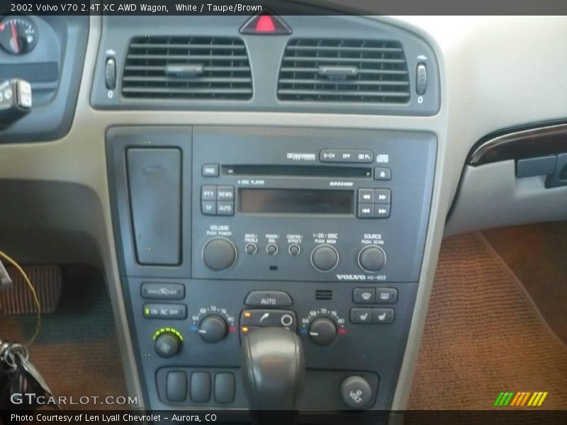 White / Taupe/Brown 2002 Volvo V70 2.4T XC AWD Wagon