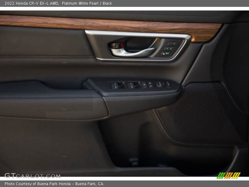 Platinum White Pearl / Black 2022 Honda CR-V EX-L AWD
