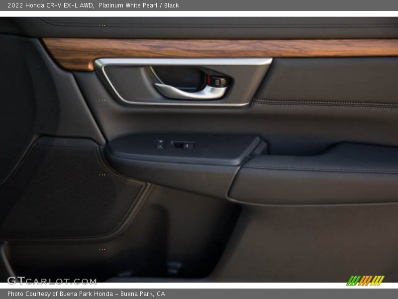 Platinum White Pearl / Black 2022 Honda CR-V EX-L AWD