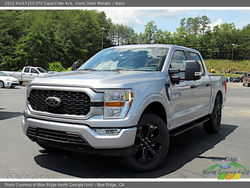 Iconic Silver Metallic / Black 2022 Ford F150 STX SuperCrew 4x4