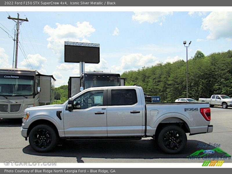 Iconic Silver Metallic / Black 2022 Ford F150 STX SuperCrew 4x4