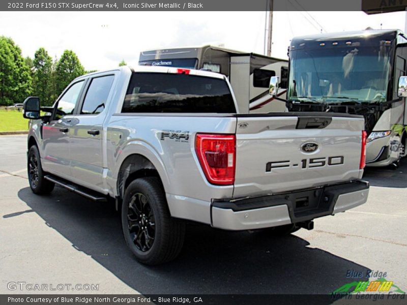Iconic Silver Metallic / Black 2022 Ford F150 STX SuperCrew 4x4