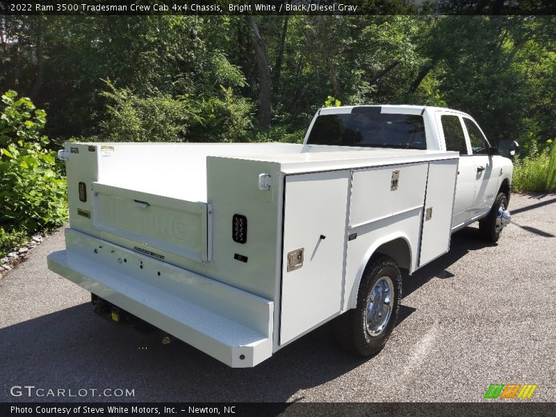 Bright White / Black/Diesel Gray 2022 Ram 3500 Tradesman Crew Cab 4x4 Chassis