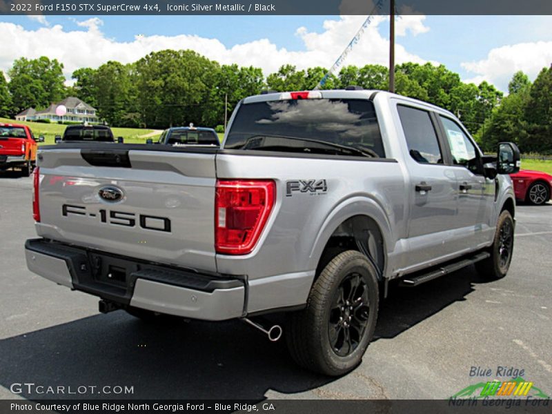 Iconic Silver Metallic / Black 2022 Ford F150 STX SuperCrew 4x4