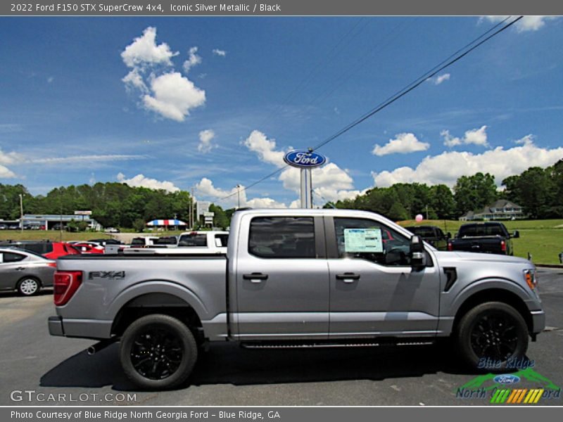 Iconic Silver Metallic / Black 2022 Ford F150 STX SuperCrew 4x4