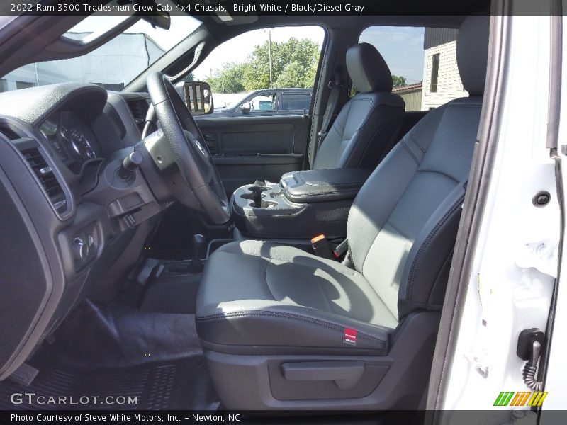Bright White / Black/Diesel Gray 2022 Ram 3500 Tradesman Crew Cab 4x4 Chassis