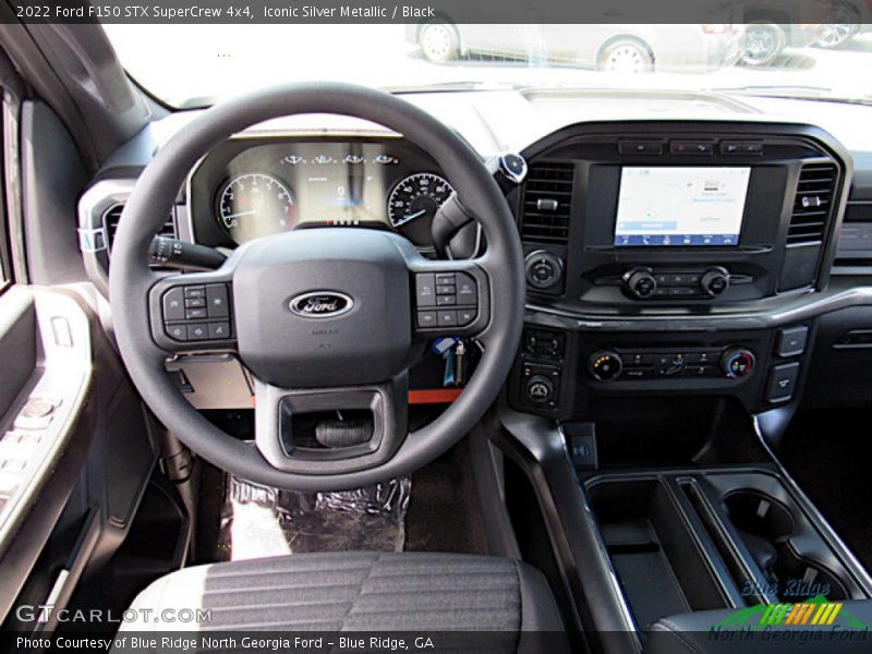 Iconic Silver Metallic / Black 2022 Ford F150 STX SuperCrew 4x4