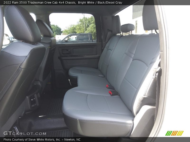 Bright White / Black/Diesel Gray 2022 Ram 3500 Tradesman Crew Cab 4x4 Chassis