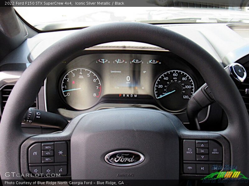 Iconic Silver Metallic / Black 2022 Ford F150 STX SuperCrew 4x4