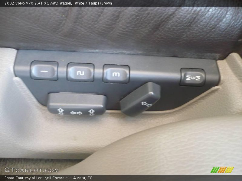 White / Taupe/Brown 2002 Volvo V70 2.4T XC AWD Wagon
