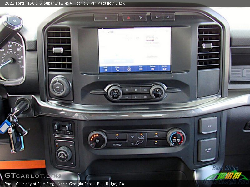 Iconic Silver Metallic / Black 2022 Ford F150 STX SuperCrew 4x4