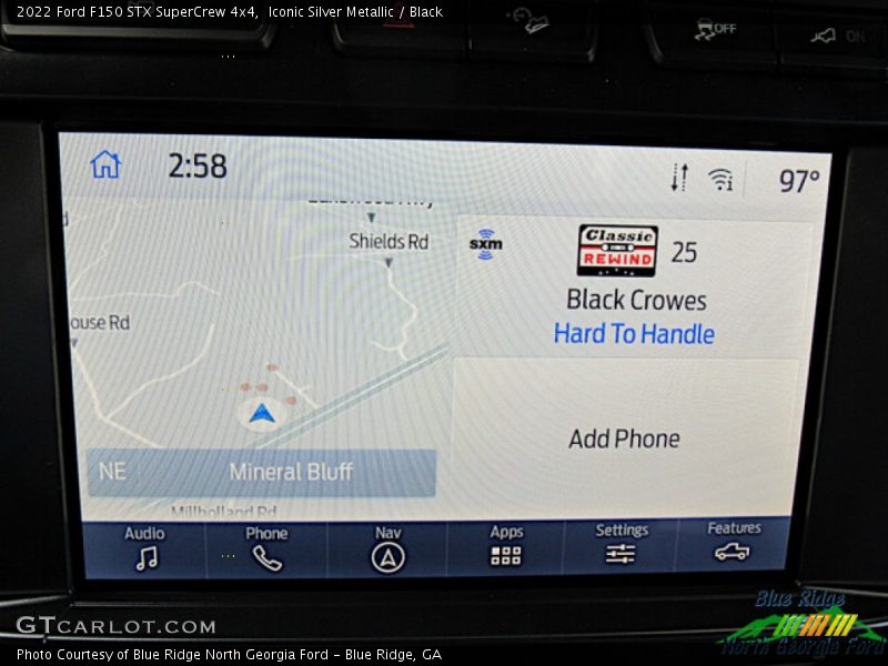 Iconic Silver Metallic / Black 2022 Ford F150 STX SuperCrew 4x4