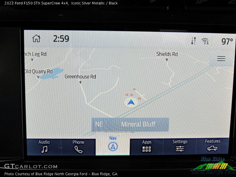 Iconic Silver Metallic / Black 2022 Ford F150 STX SuperCrew 4x4