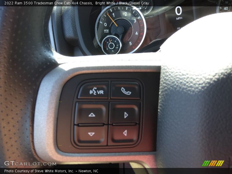 Bright White / Black/Diesel Gray 2022 Ram 3500 Tradesman Crew Cab 4x4 Chassis
