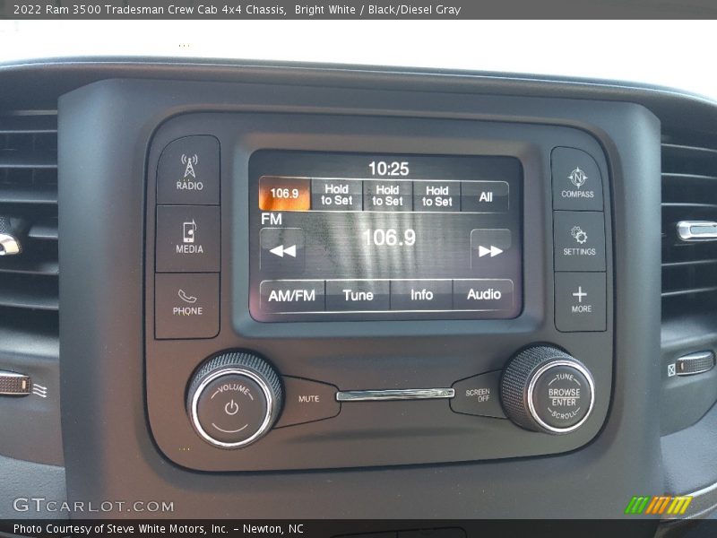 Bright White / Black/Diesel Gray 2022 Ram 3500 Tradesman Crew Cab 4x4 Chassis