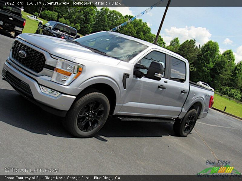 Iconic Silver Metallic / Black 2022 Ford F150 STX SuperCrew 4x4