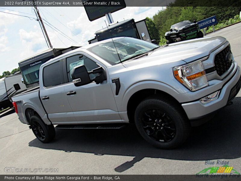 Iconic Silver Metallic / Black 2022 Ford F150 STX SuperCrew 4x4