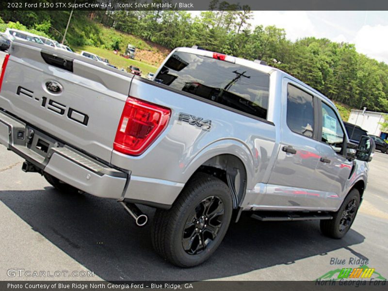 Iconic Silver Metallic / Black 2022 Ford F150 STX SuperCrew 4x4