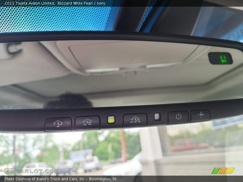 Blizzard White Pearl / Ivory 2011 Toyota Avalon Limited