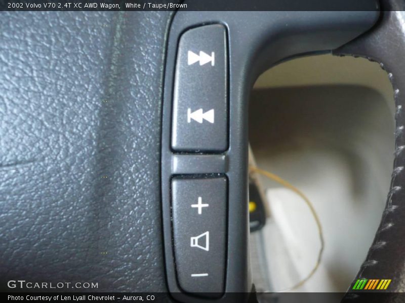 White / Taupe/Brown 2002 Volvo V70 2.4T XC AWD Wagon