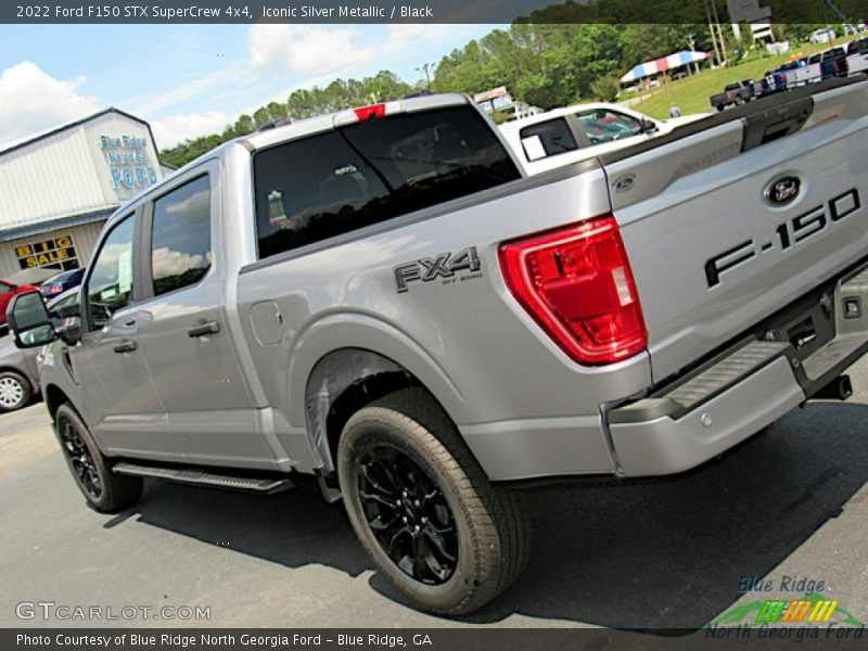 Iconic Silver Metallic / Black 2022 Ford F150 STX SuperCrew 4x4
