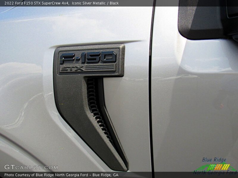 Iconic Silver Metallic / Black 2022 Ford F150 STX SuperCrew 4x4