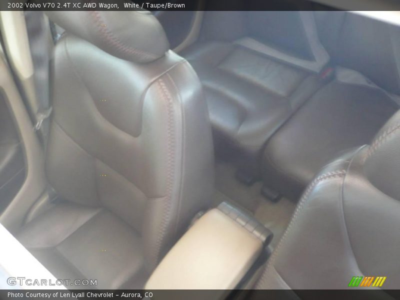 White / Taupe/Brown 2002 Volvo V70 2.4T XC AWD Wagon