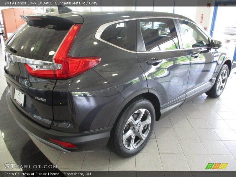Gunmetal Metallic / Gray 2019 Honda CR-V EX AWD