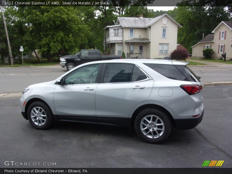 Silver Ice Metallic / Jet Black 2022 Chevrolet Equinox LT AWD