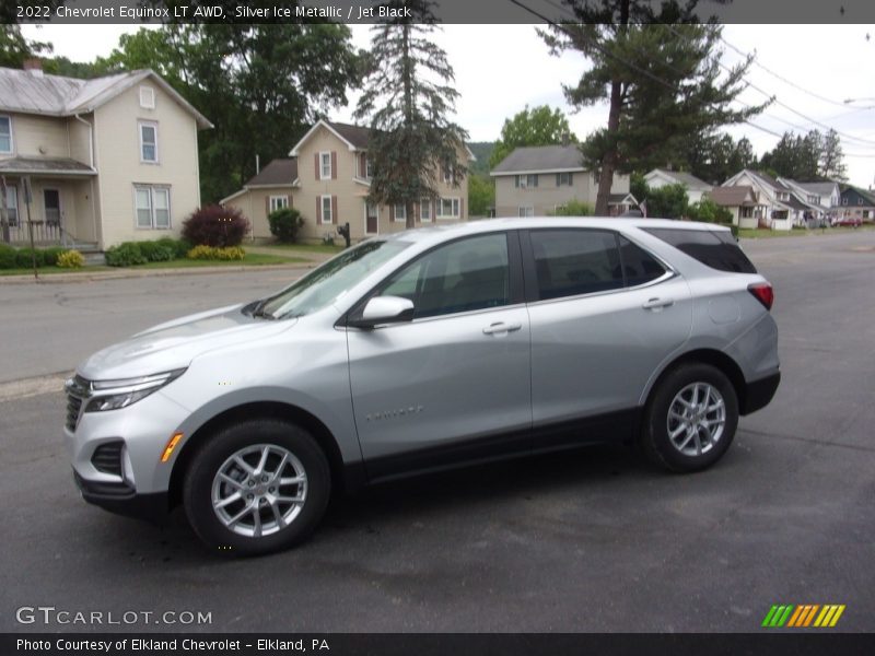 Silver Ice Metallic / Jet Black 2022 Chevrolet Equinox LT AWD